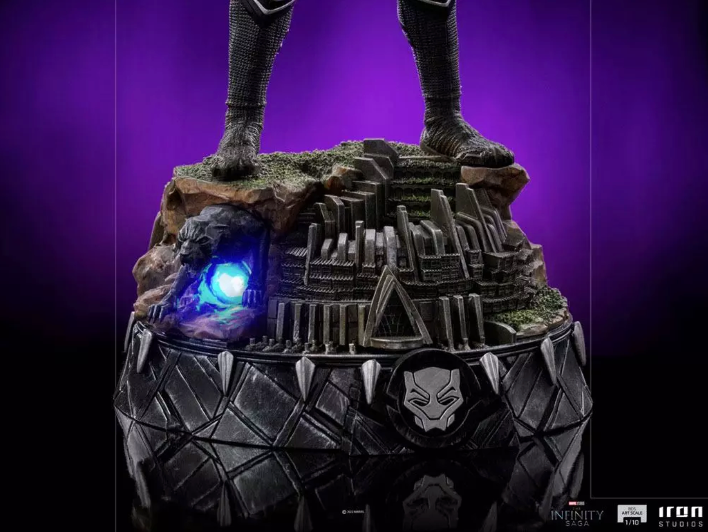Statuette Infinity War Art Scale - Black Panther Deluxe