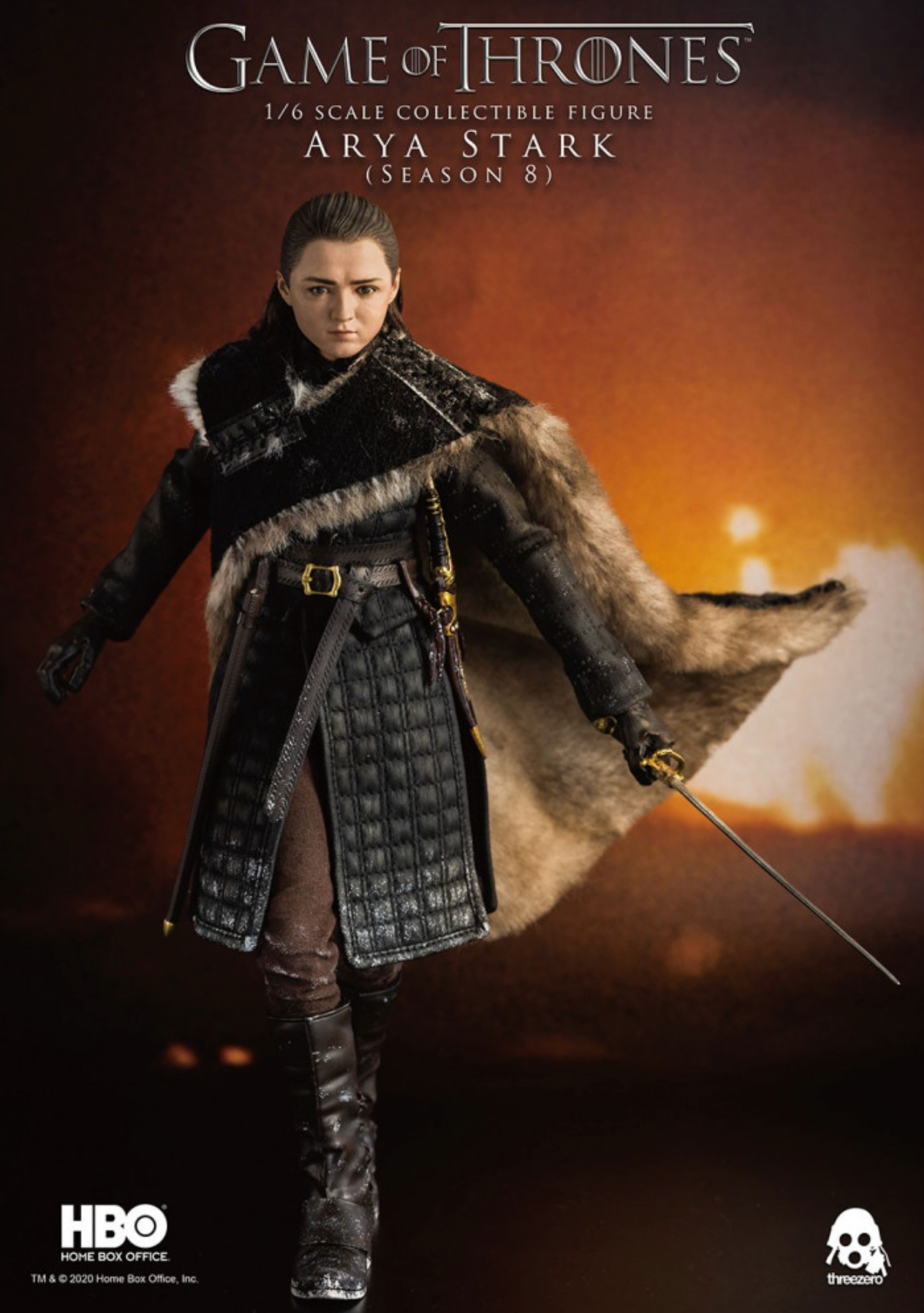 Figurine Arya Stark Saison 8 - Game Of Thrones