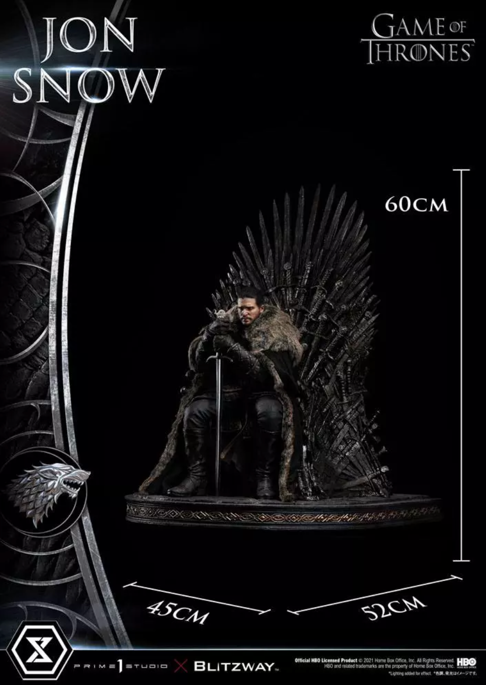 Statuette Jon Snow - Game Of Thrones