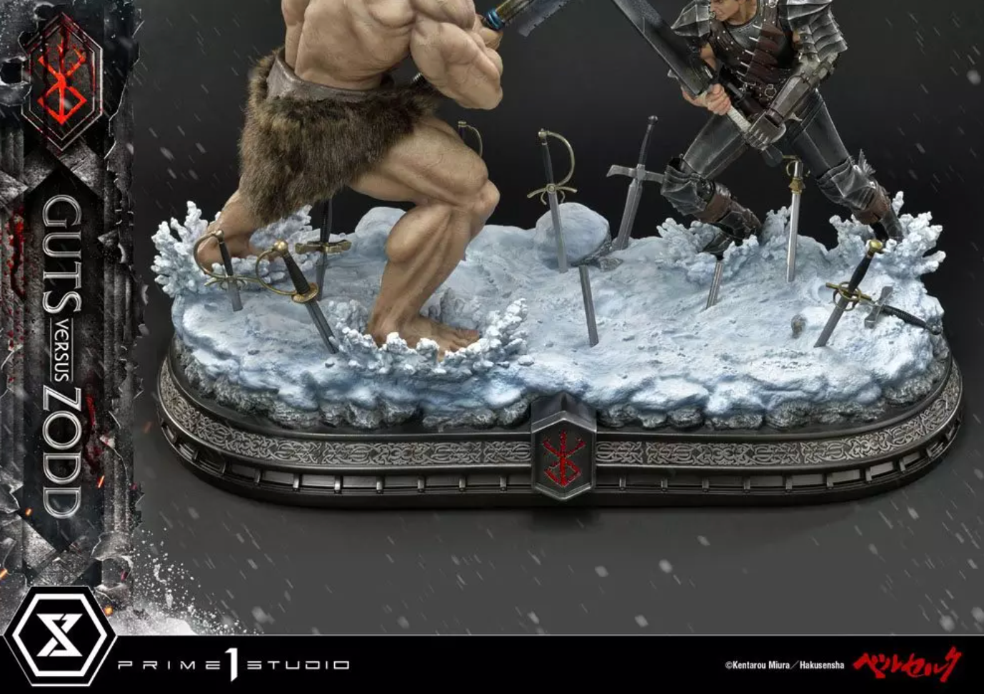 Statue Life Scale Guts Versus Zodd - Berserk