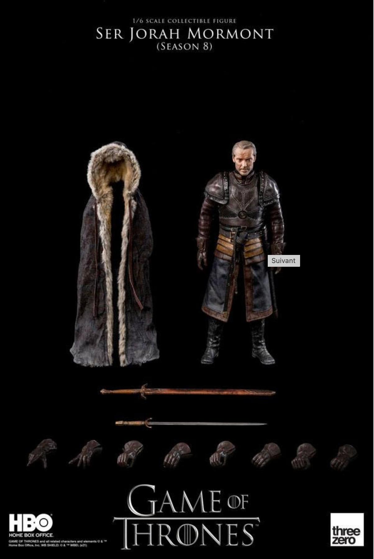 Figurine Ser Jorah Mormont - Game of Thrones