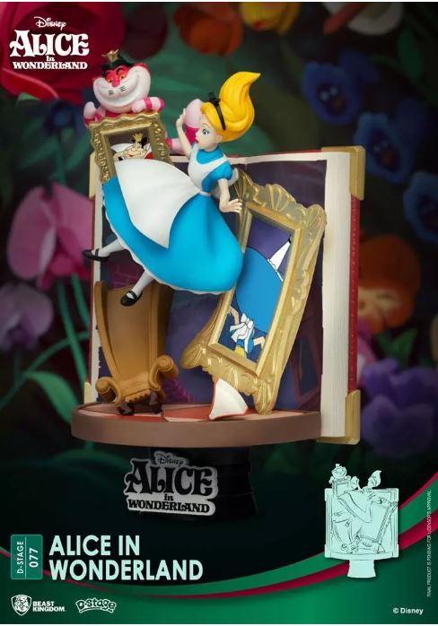 Diorama Disney Story Book - Alice au pays des merveilles