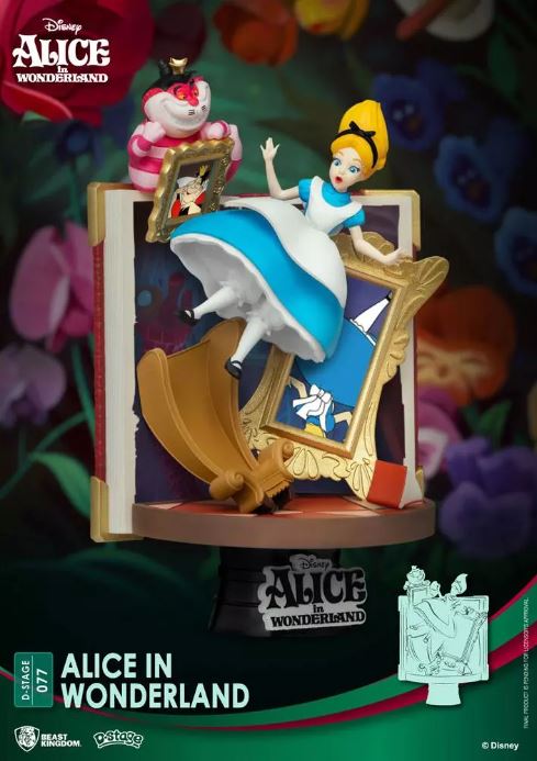 Diorama Disney Story Book - Alice au pays des merveilles